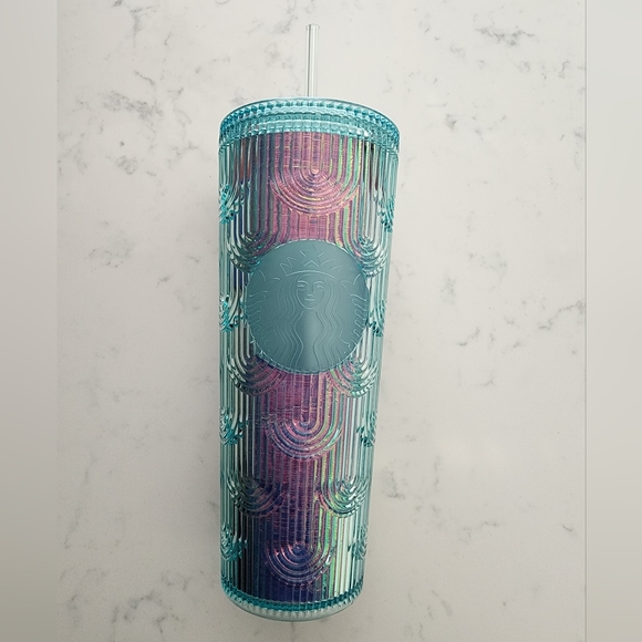 Starbucks Other - Starbucks Spring 2022 iridescent mermaid scale cold cup